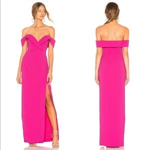 NWT NBD Samuel Pink Maxi Gown Dress Revolve